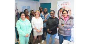 la premiere promotion de kodiko valence a fait sa quot rentree quot le 16 novembre autour d isabelle braly photo le dl floriane lionnet 1700246617